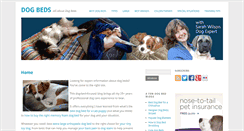 Desktop Screenshot of dogbeds-info.com
